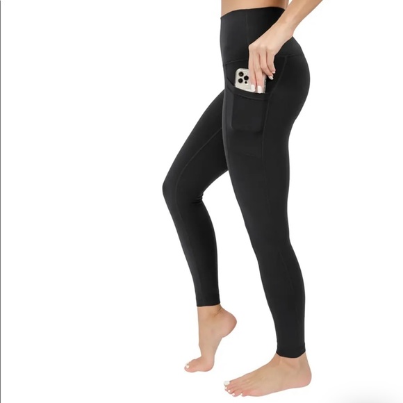 90 Degree by Reflex Interlink Leggings | Black | Size L | NWT | Side Pockets - Picture 1 of 11